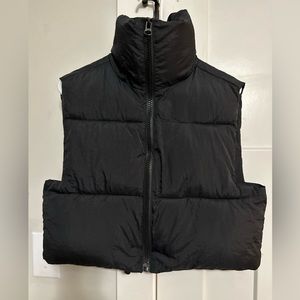 Black Puffer Vest